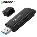 Ugreen Lecteur carte mémoire SD TF USB 3.0 Noir